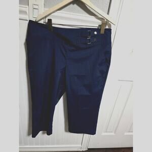 Izod Womens Size 16 Capri Navy Embellished NWT Golf